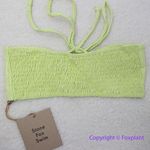 Stone Fox Swim NEW  free people meadow bikini top pomelo pique,‎ size XS Photo 6
