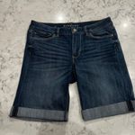 White House | Black Market  Bermuda‎ Denim Shorts Dark Wash Size 8 Photo 0