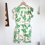Flora Bea NYC Cream & Green Catalina Mini Dress Size XS Photo 8