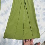 Boutique Avocado Ribbed Flare Pants Photo 4