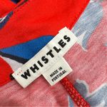 Whistles Tulip Floral Wrap Maxi Dress Red Sz 4 Short Sleeve Stretch Jersey Photo 9