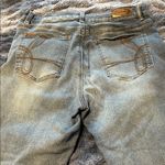 Trendy Distressed Gray Skinny Jeans Blue Size 30 Photo 6