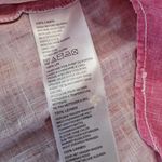 Tommy Bahama Pink Sleeveless  100%‎ Linen Shirt Photo 2