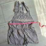 Wilfred Light Gray Women's bohemian summer Denim Overalls 100% Lyocell size S Photo 6