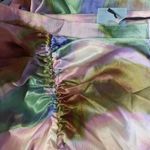 Future Collective Skirt Womens Size 12 Pink Green Marbled Ruched Party Sexy Photo 8