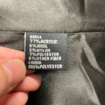 BEREK White Long Line Blazer Jacket Tweed Off White Cream with Black Piping Photo 5