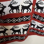 Merry Christmas Womens Cardigan Knit Sweater Holiday Long Sleeve Red Size Large Photo 5