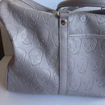 Betsey Johnson NEW  SKULLS Weekender Dufflel - Halloween Gray Large Bag w tag Photo 3