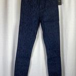 joe's jeans  The Charlie Black & Blue Snake skin Ankle Skinny Jeans Size 24 🆕 Photo 6