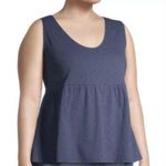 Terra & Sky COPY - Womens Smock Style Tank Top size 2X 20W-22W blue Smock New Photo 2