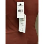 EXPRESS Body Contour Wrap Front Tie Waist Midi Dress With Built-In Shapewear M Photo 5