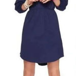 Lilly Pulitzer  Beckett Shirt Dress in Navy Blue – Size XS Photo 0