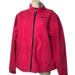 Spyder pink fleece full zip up jacket sweater M Photo 0