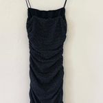 Princess Polly Reeva Shimmer Sparkle Ruched Bodycon Mini Dress Size 2 Photo 3