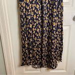 Velvet Tees Velvet by Graham and Spencer Navy Blue and Tan  Scoop Neck Maxi dress Size Large Photo 1