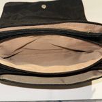 Baggallini  Black Crossbody Bag Triple Layer Zipper Purse Flap‎ Travel Organizer Photo 4