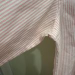 VTG 70s L.L. Bean Pink White Striped Button Down Shirt Utility Heritage Small Photo 4