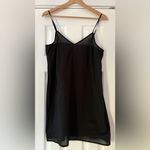 Veronica Beard  Black Cotton‎ Slip for Mini Dress Size 6 NWT Photo 1