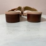 Sole Society Blush Suede Bow Slides Photo 3