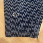 Splits59  Leggings Workout Capri Crop Athletic Pants Zig Zag Navy Sz L Photo 5
