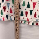 Christmas Mock Neck Size XL Holiday Party Base Layer Festive Cotton Long Sleeve White Photo 8