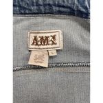 AMX Women's Jean Jacket Front top and side pockets Size L SKU 1409 Blue Size L Photo 5