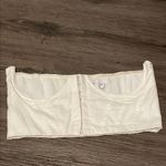 Princess Polly NWOT  white underwire cut out bust corset clasp top us 2 Photo 1