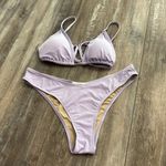 We Wore What  bikini set with V-Shape bottoms and triangle top Photo 4