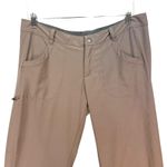 Patagonia  Women's Taupe Stretch Hiking Pants Zip Pocket Outdoor Trailwear Size 8 Photo 2