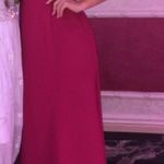 Social Bridesmaids Merlot Matte Chiffon Evening Dress Photo 0