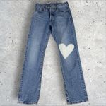 Levi's 501 90s Patchwork Heart Jeans Road Tripping Sz 26x30 150th Anniversary Photo 3
