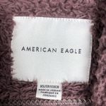 American Eagle  Purple Fuzzy Sherpa Hoodie XS Photo 1