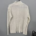 North Crest White Cable Knit Quarter Zip Pullover Sweater Women's Size XL / 18 Photo 4