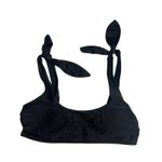 Xhilaration  Bralette Bikini Swim Suit Top Shoulder Tie - Black Size XS Photo 1