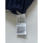 Gap CashSoft Mockneck Sweater navy blue stripe Sz XS Preppy Chic Boxy Cabin Core Photo 5