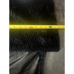 Fever Womens Faux Fur Coat Round Neck Long Sleeves Black Size XL NWT One Snap Photo 6