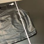 Olive & Oak ✨  Black Faux Leather Tank Top XS NWT Photo 8