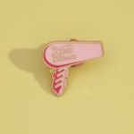 This Blows Air Blower Enamel Brooch Lapel Pin Photo 1