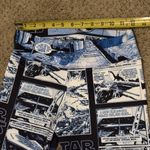 Star Wars Comic Print Leggings Blue Galaxy Graphic Retro XS-S Photo 10