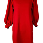 Free Assembly Red Balloon Sleeve Women’s Dress Size XS Photo 0