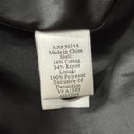 Coldwater Creek Velvet Blazer Jacket Black Womens Size 12 Classic Chic Gothic Photo 5