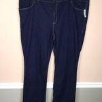 Old Navy NWT  Women’s 24 Long Mid-Rise Boot Cut Dark Wash Denim Jeans Photo 0