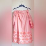 Vince Camuto Cotton Eyelet Off The Shoulder Dress Photo 2