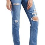 Levi's Levi’s 501 Skinny Distressed High Rise Button Fly Jeans Size 29 Denim Photo 0