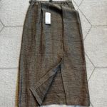 Eileen Fisher NWT  Cotton/Linen Bronze Brown Coordinating Jacket/Skirt Sz S Photo 11