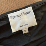 Revolve  Privacy Please Ganzel Plunge Neck Sleeveless Black Jumpsuit Size Medium Photo 8