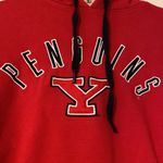 Vintage women’s YSU sweatshirt large hooded hoodie embroidered red spell out Photo 1