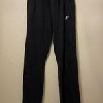 Nike Fleece Drawstring Flare Yoga Pants, Size Small Photo 0
