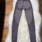 Gymshark Flex Leggings Purple Lilac Marled Seamless Logo Tights Activewear Photo 4