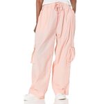 BLANK NYC  parachute, cargo pants, pink peach size large Photo 7